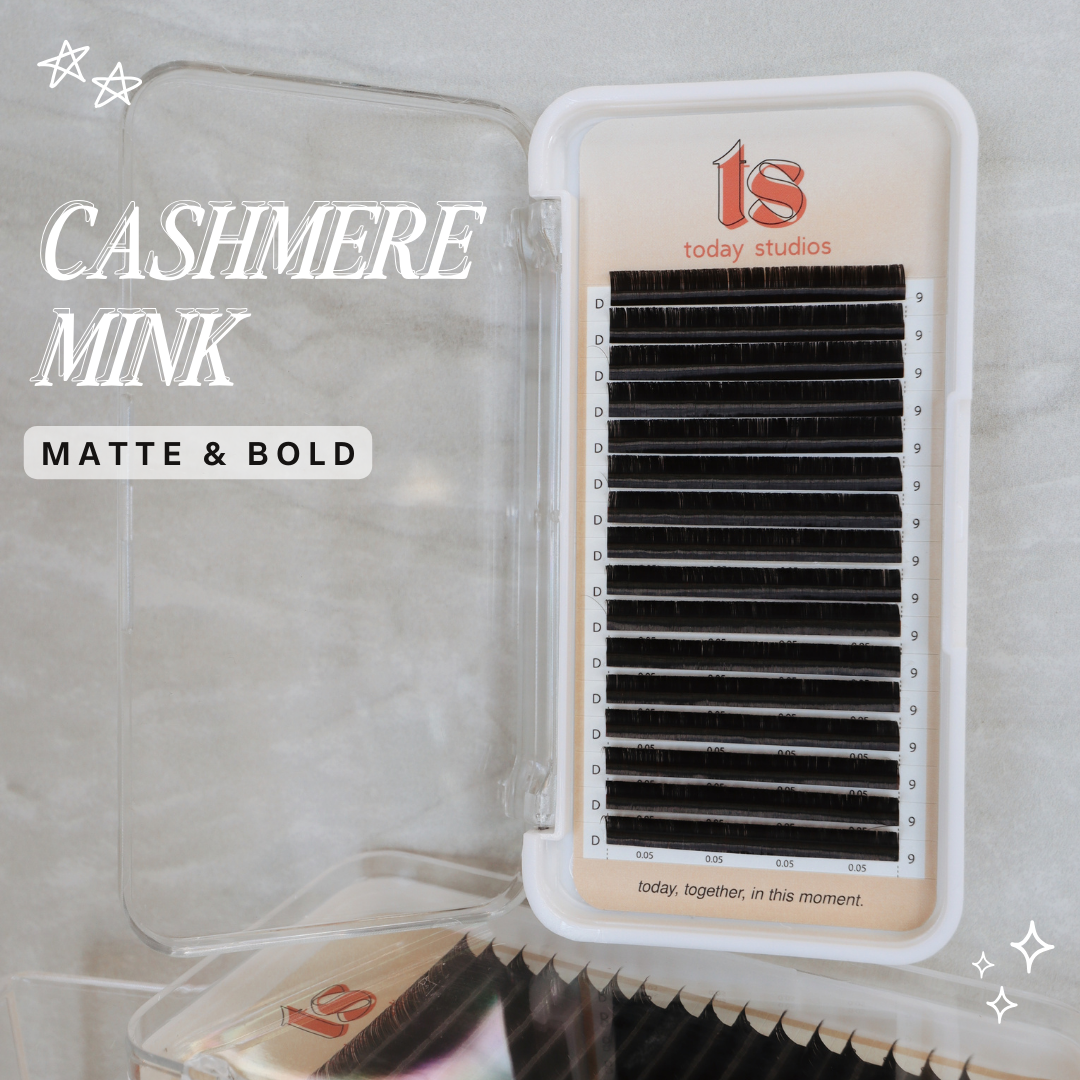 .05 Cashmere Mink Lash Extension Tray (Matte & Bold)